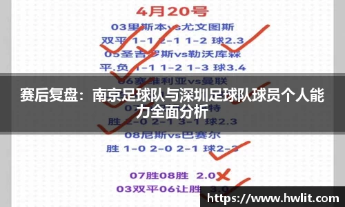 赛后复盘：南京足球队与深圳足球队球员个人能力全面分析